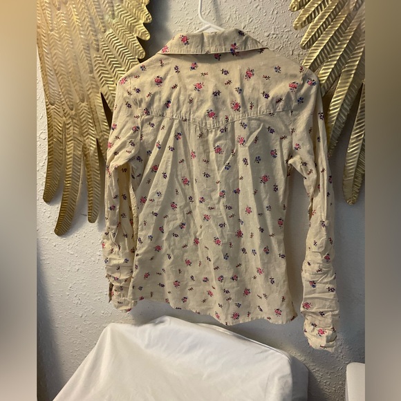 ❌Miley Cyrus Long Sleeve Button Down Top size small Y2K - Picture 7 of 7